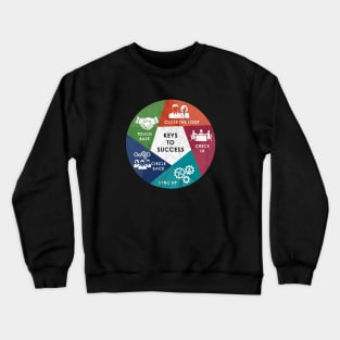 Corporate Speak Keys to Success Crewneck Sweatshirt